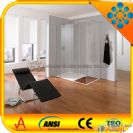 high quality 8mm tempered shower door glass with straight polished edges and cut-outs